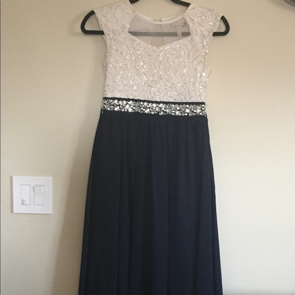 Girls Easter/Church Glam dress w/ embellishments